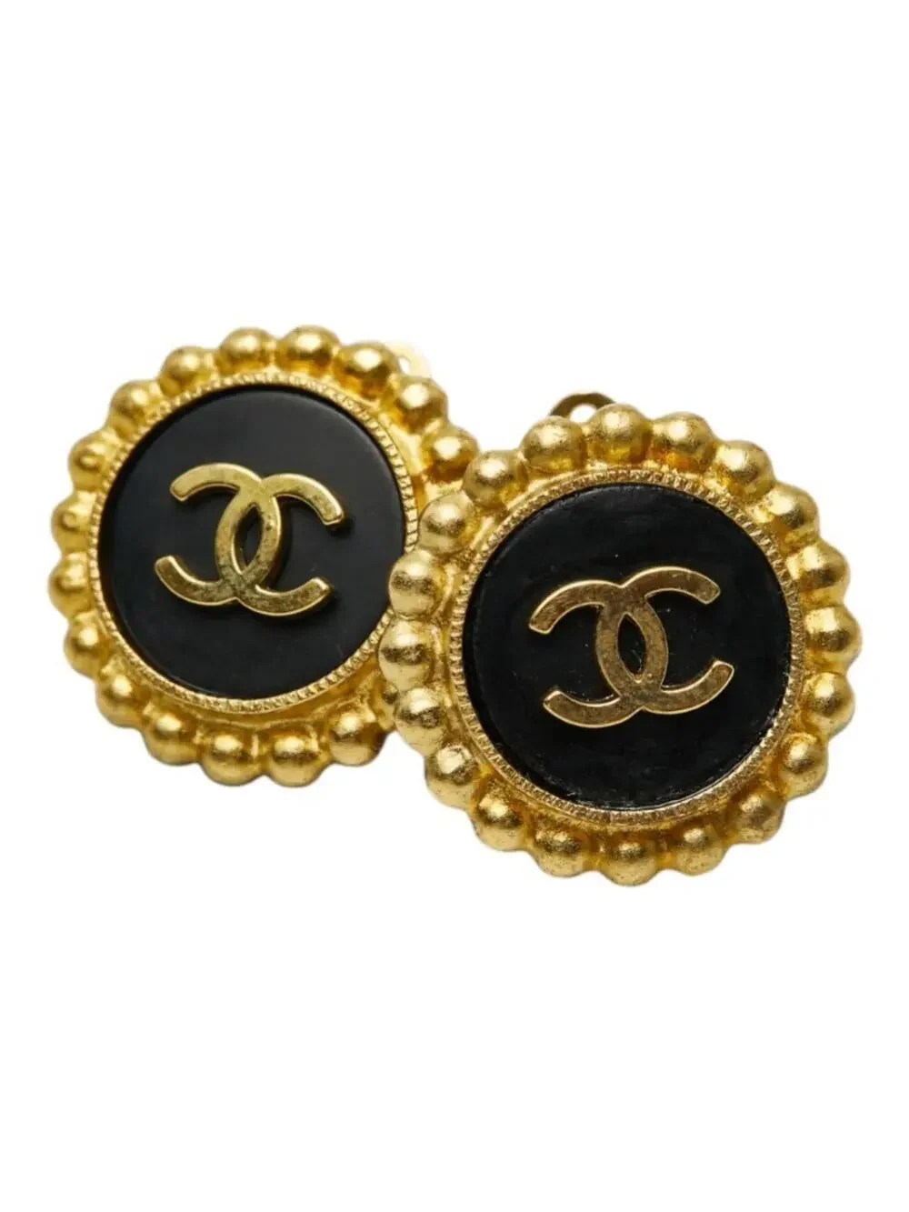 Chanel Cc Logo Clip-On Earrings Gold- #247025C70B